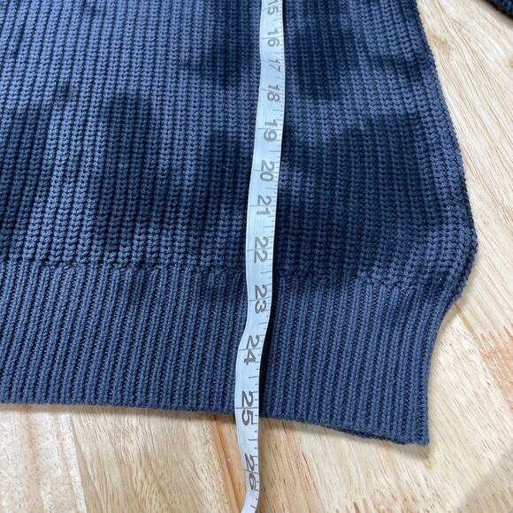 Rails NWT Venus Sweater Iron Black Tie Dye Size M Heavy Rib Knit Cashmere Blend - Picture 7 of 11